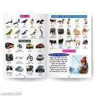 My First All-in-One Learning Board Book for Kids | ABC, 123, Colors, Shapes, Animals & More | Thick Pages Early Education Book for Toddlers 