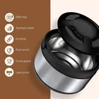 Stainless Steel Casseroles, Silver 