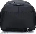 Nylon Backpack for Men & Women, Black