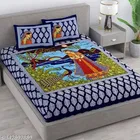 Cotton Double Bedsheet with 2 Pillow Cover 