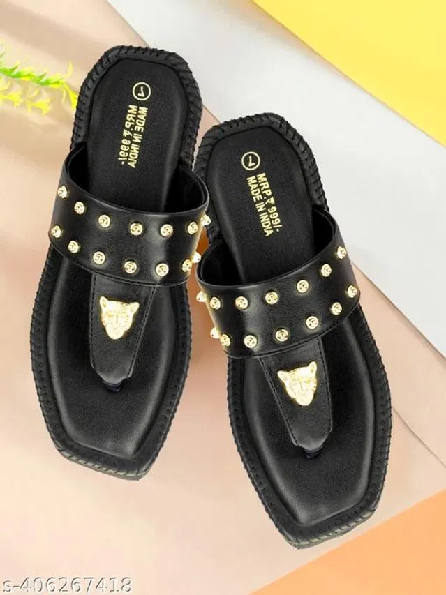 Flipflops for Men (Black, 9)