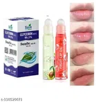 Glycerin 100 ml with 2 Pcs Lip Gloss (Multicolor, Set of 2)