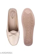Solid Synthetic Loafers for Girls 