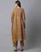 Cotton Embellished Kurta Set for Women 