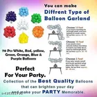 64 Pcs Balloons Decoration Kit, Multicolour, Set of 1