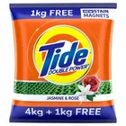 Tide Plus Double Power Detergent Washing Powder Jasmine And Rose 4 kg + 1 kg Free