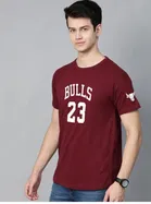 Half Sleeves Round Neck Printed T-Shirt for Men 