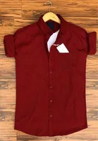 Men's Solid Casual Shirt 