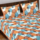 Cotton Double Bedsheet with 2 Pillow Cover 