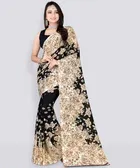 Georgette Printed Saree for Women 