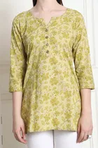 Cotton Printed Top for Women 