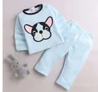 Hosiery Printed Clothing Set for Kids 