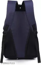 Polyester Backpack for Men & Women, Blue