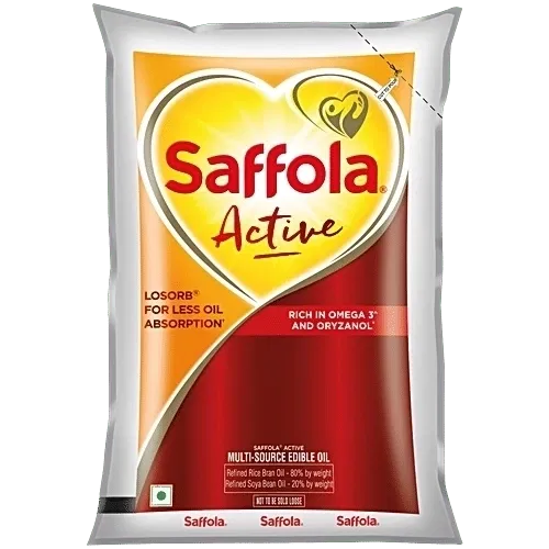 Saffola Active Pro Edible Oil 930 g (Pouch)