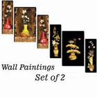 MDF 2 Pcs Designer Wall Painting for Home & Office 
