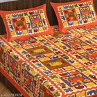 Cotton Queen Bedsheet with 2 Pillow Cover 