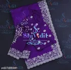 Georgette Saree for Women, Blue 