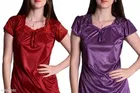 Satin Nightsuit Set for Women 