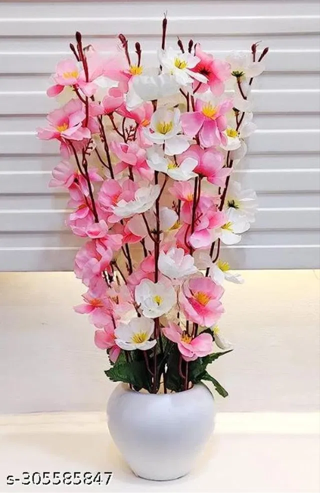 Plastic Artificial Flower (Multicolor)