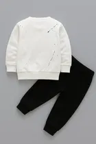 Cotton Blend Printed Clothing Set for Boys 