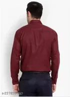 Cotton Solid Full Sleeves Shirt for Men 