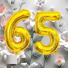 Foil Balloon for Birthday Celebration, No. 65 