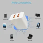 Dual Port Fast Charger 24 W with USB Type A to Type C Cable 