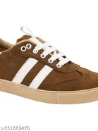 Striped Synthetic Ballerinas for Girls 
