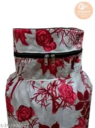 KANUSHI Industries® Fridge Cover for Top with Pockets/Refrigerator Cover + 1 Pc Lpg Gas Cylinder Cover