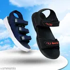 Floaters for Men, Pack of 2 (Navy Blue & Black, 8)