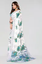 Georgette Printed Saree for Women 
