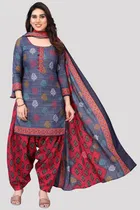 Cotton Unstitched Salwar Suit 