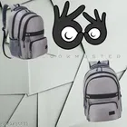 Nylon Backpack for Men & Women, Grey