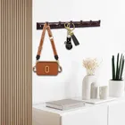 Padmakashi 6 Pin Cloth Hanger Wall Door Hooks For Hanging Keys, Clothes, Towel Hook Rail 6 