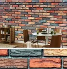Vinyl Wallpaper Brick Pattern 