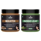 Natural Mulethi & Indigo Leaf Powder for Skin & Hair 