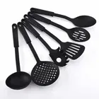 Pallavi Trading 6 Pcs/Set Nylon Heat-Resistant Plastic Spoon Spatula Turner Scoop Kitchen Cooking Utensil Tools Set