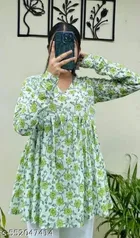 Floral Cotton Kurti for Women, Pack of 2 