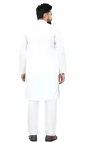 Cotton Blend Solid Kurta for Men 