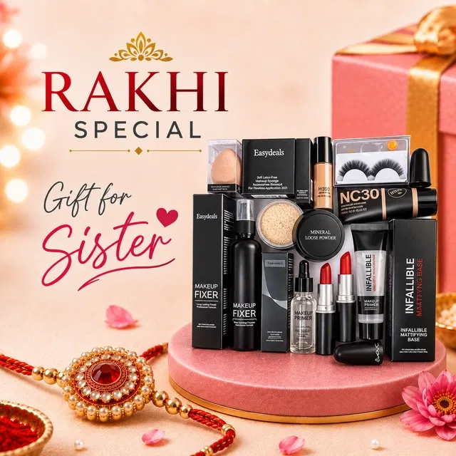 Makeup Kit Combo Set of 10 | Gift for Sister | Rakhi Special