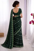 Bollywood Embroidered Georgette Saree for Women 