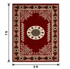 Qaleen Elegant Rug Carpet with a Modern Design 