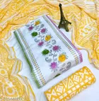 Cotton Printed Unstitched Dress Material for Women 