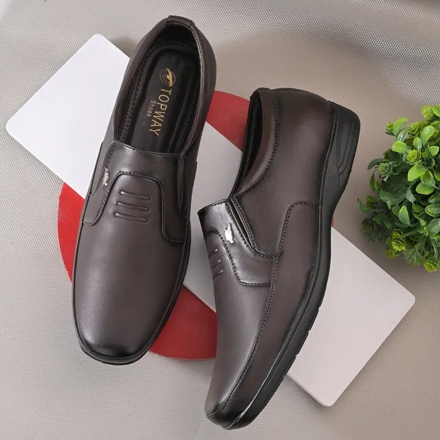 Formal Shoes for Men (Brown, 9)