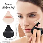 6 Pcs Powder Puff Soft Face Triangle Makeup Puff Triangle Puff Face Puff for Loose Powder Body Powder Cosmetic Foundation Sponge Wet Dry Makeup Tool multicolour