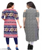 Crepe Kurtis for Women 