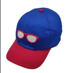 Embroidered Cotton Baseball Cap for Boys & Girls ,Red & Blue 