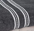 इवोक होम सूती स्नान तौलिया 330 gsm 65x135 cm गहरा ग्रे