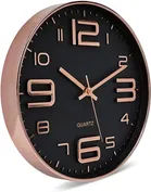 Stylish Analog Wall Clock, Medium [11" × 11"], Plastic 