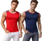 Cotton Jym Vest for Men, Multicolour, Pack of 2 